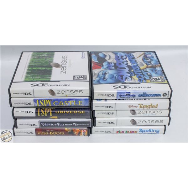 LOT OF 10 DS NINTENDO GAMES