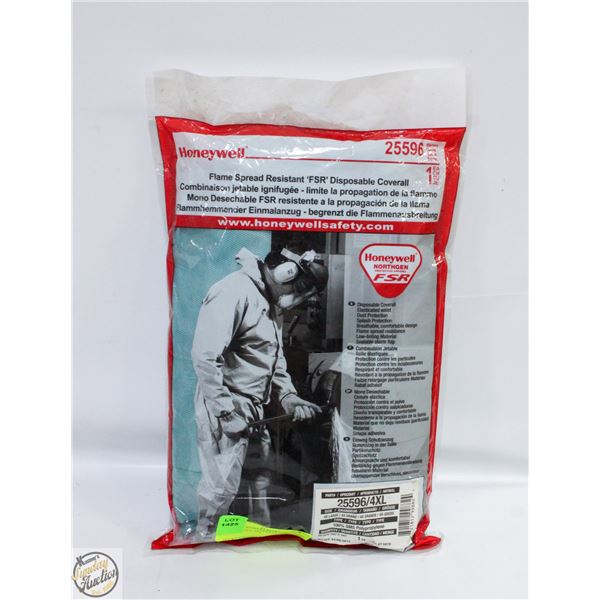 FLAME RESISTANT DISPOSABLE COVERALL 4XL