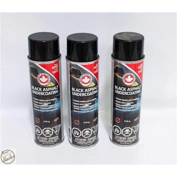 3 CANS UNDERCOATING