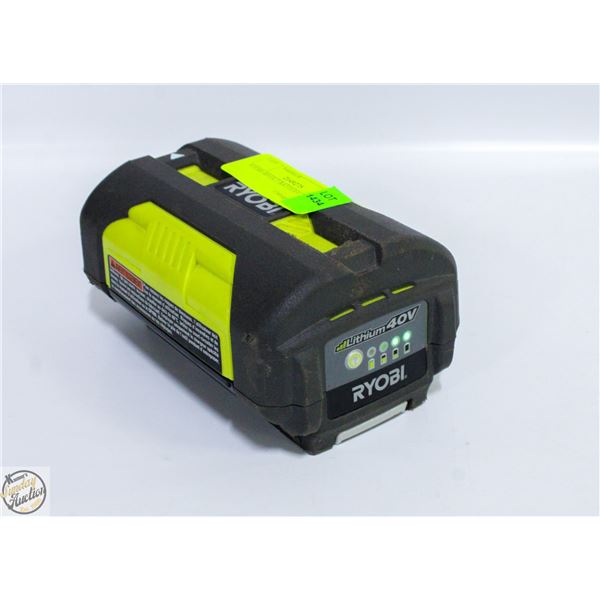 RYOBI 40VOLT BATTERY