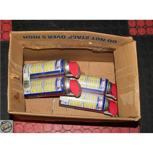4 CANS WD40