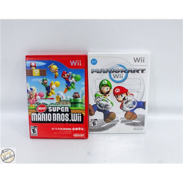 NINTENDO WII GAMES: MARIOKART,