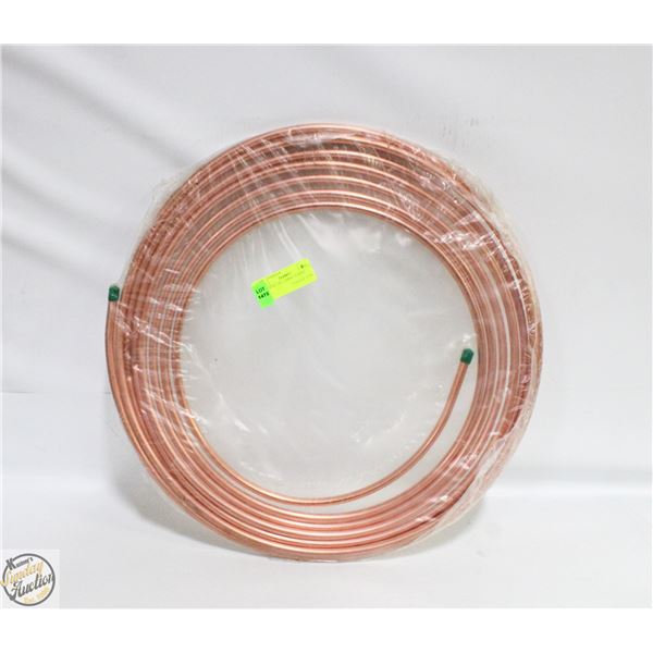 NEW ROLL OF COPPER TUBING