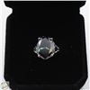 Image 1 : #3575-10 KT WHITE GOLD DIAMOND RING 5.1 CT OVAL