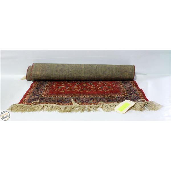 VINTAGE PRINTED MAROON FLORAL PATTERN