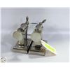 Image 1 : PRINTING PRESS MOTIF METAL PAIR OF BOOKENDS
