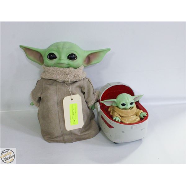 2 STAR WARS TOYS - YODA