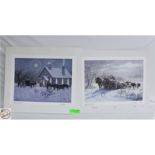PAIR OF NANCY HENN PRINTS