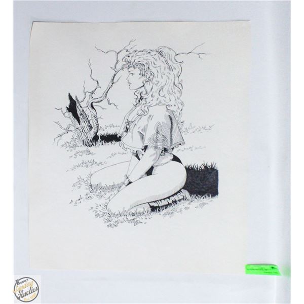 ELF BABE ORIGINAL ART