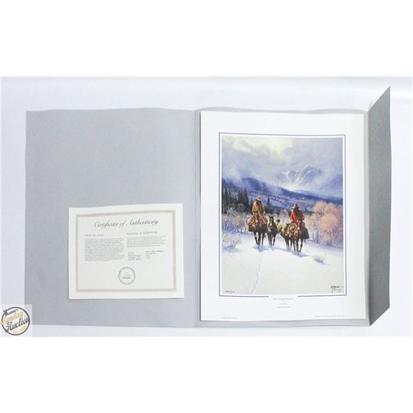 LIMITED EDITION "LINE CAMP BUDDIES" BY G HARVEY