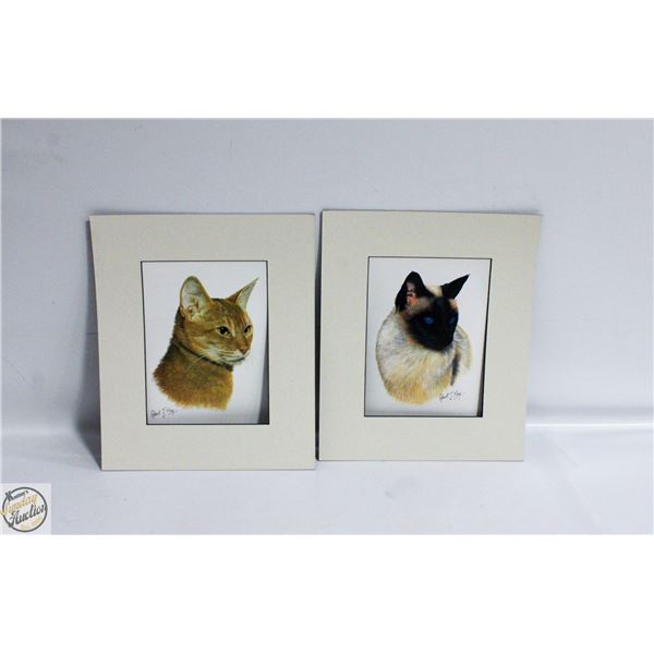 PAIR OF PRINTS BY ROBERT J. MAY