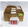 Image 1 : LOT OF GLASS EXIT LIGHTS