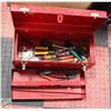 Image 1 : RED TOOLBOX WITH CONTENTS