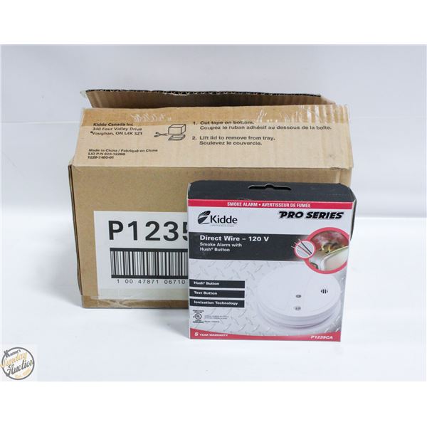 CASE WITH 6 KIDDE PRO SERIES DIRECT WIRE 120V