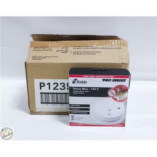 CASE WITH 6 KIDDE PRO SERIES DIRECT WIRE 120V