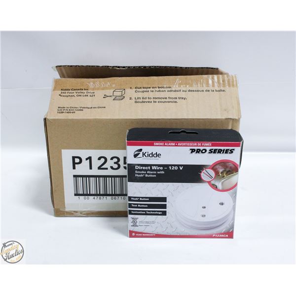 CASE WITH 6 KIDDE PRO SERIES DIRECT WIRE 120V