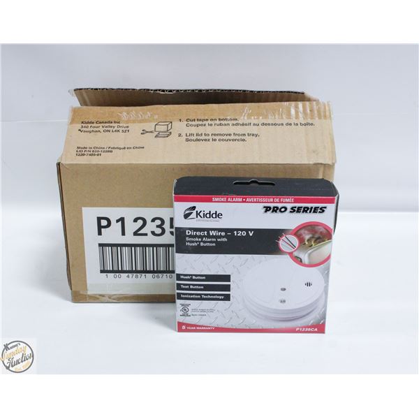 CASE WITH 6 KIDDE PRO SERIES DIRECT WIRE 120V
