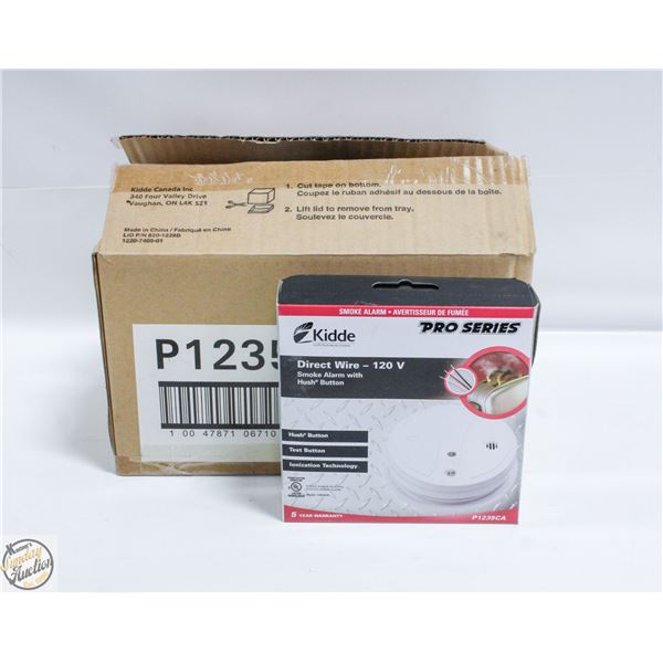 CASE WITH 6 KIDDE PRO SERIES DIRECT WIRE 120V