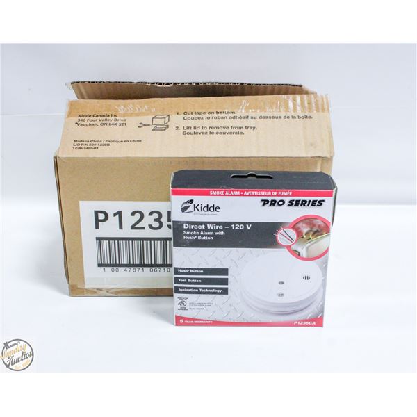 CASE WITH 6 KIDDE PRO SERIES DIRECT WIRE 120V