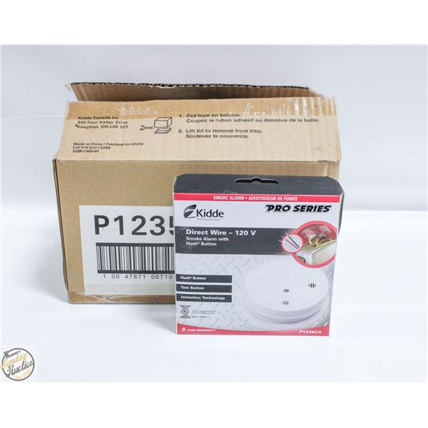 CASE WITH 6 KIDDE PRO SERIES DIRECT WIRE 120V
