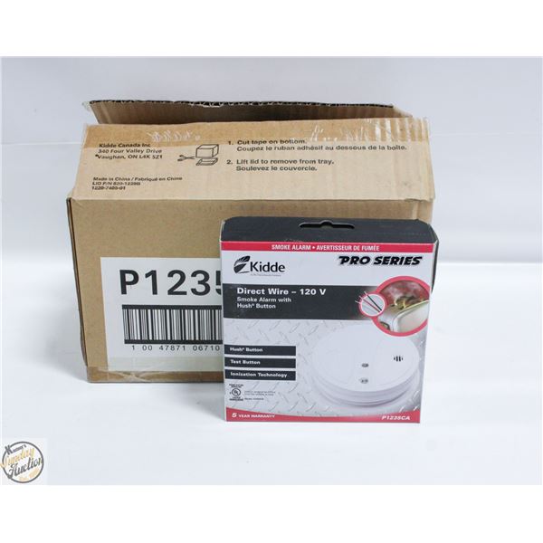 CASE WITH 6 KIDDE PRO SERIES DIRECT WIRE 120V
