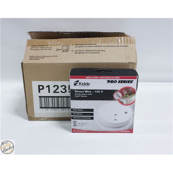 CASE WITH 6 KIDDE PRO SERIES DIRECT WIRE 120V