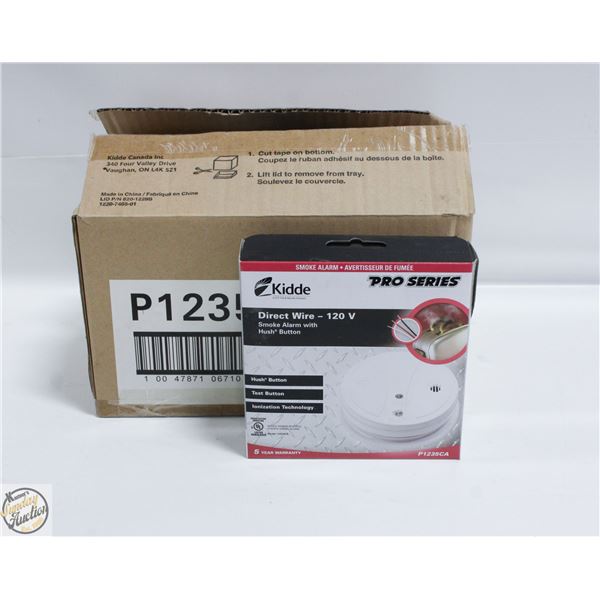 CASE WITH 6 KIDDE PRO SERIES DIRECT WIRE 120V