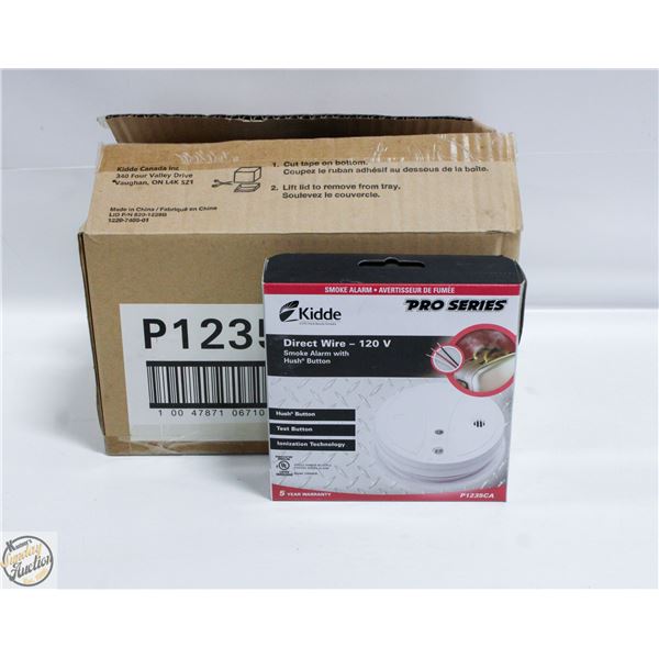 CASE WITH 6 KIDDE PRO SERIES DIRECT WIRE 120V