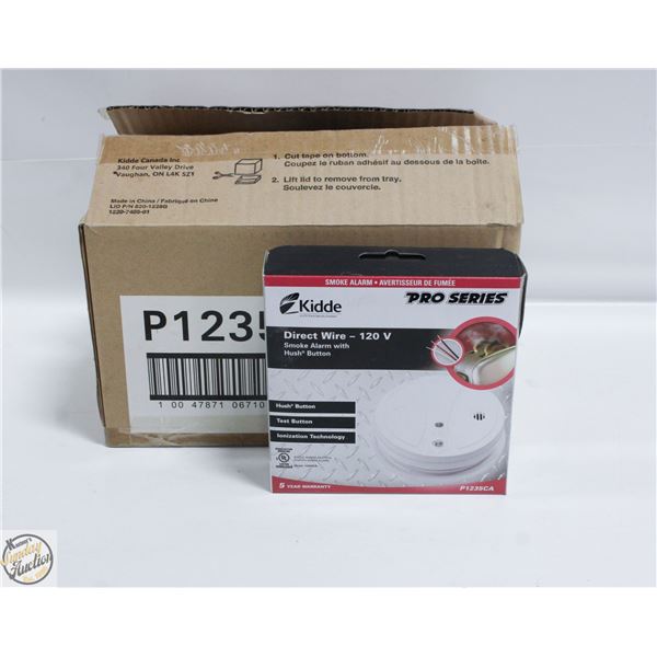 CASE WITH 6 KIDDE PRO SERIES DIRECT WIRE 120V