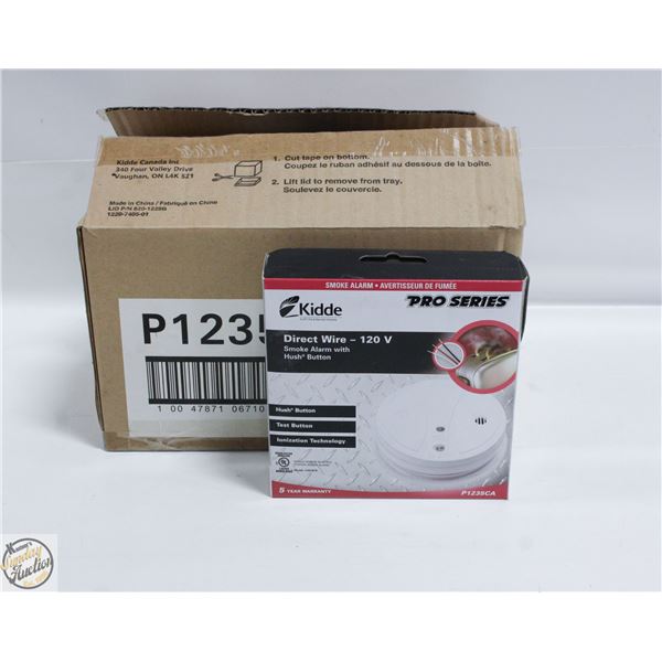 CASE WITH 6 KIDDE PRO SERIES DIRECT WIRE 120V