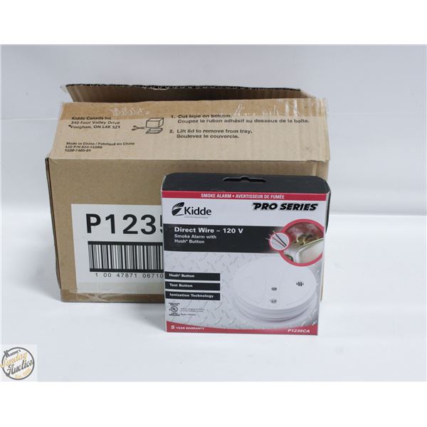 CASE WITH 6 KIDDE PRO SERIES DIRECT WIRE 120V