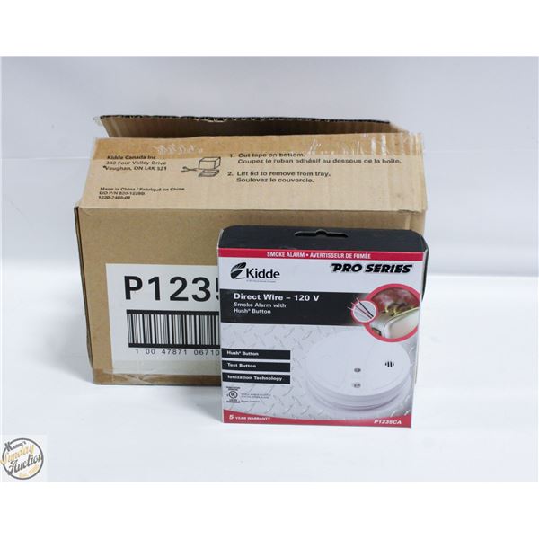 CASE WITH 6 KIDDE PRO SERIES DIRECT WIRE 120V