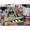 Image 1 : PALLET OF MISC INCLUDES NOMA HEATER, STANCHION