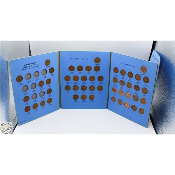 SMALL CENT COLLECTION IN BOOK