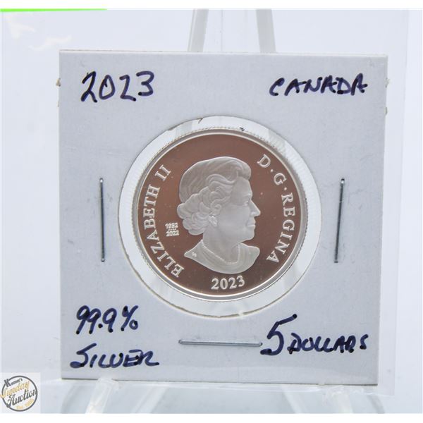 2023 99.9% SILVER 5 DOLLARS