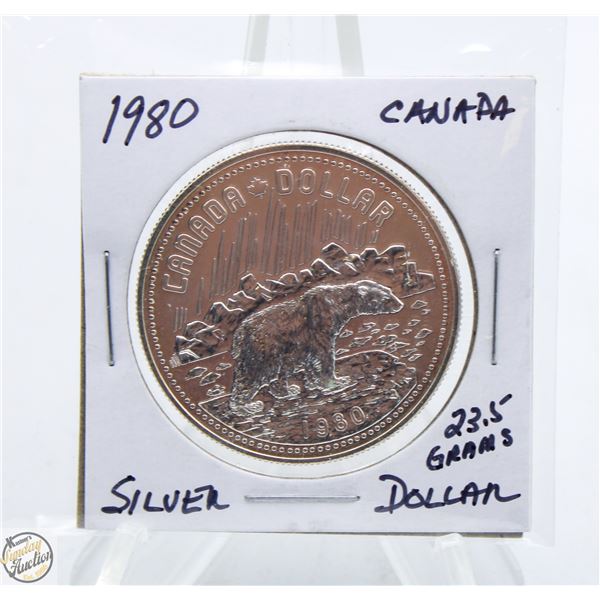 1980 SILVER DOLLAR - 23.5 GRAMS