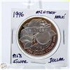 Image 1 : 1996 92.5% SILVER MCINTOSH APPLE DOLLAR