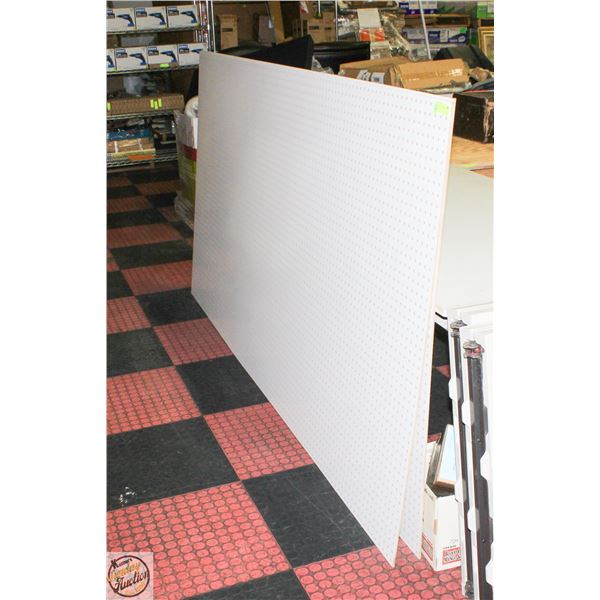 TWO PEG BOARDS WITH HOOKS