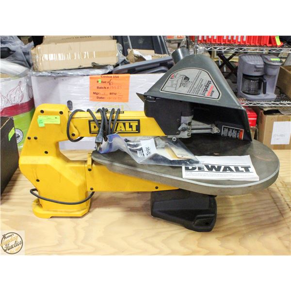 DEWALT 20" HEAVY DUTY VARIABLE SPEED SCROLL SAW