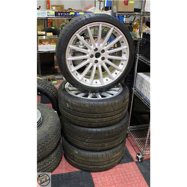 SET OF 4 MICHELIN 255/35ZR20 PILOT SUPER