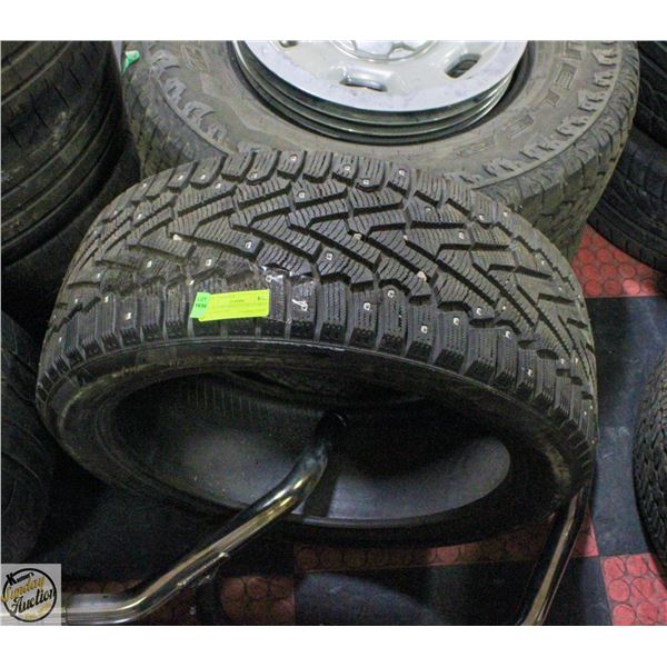SINGLE STUDDED 235/45R19 FIRELLI ICE ZERO TIRE