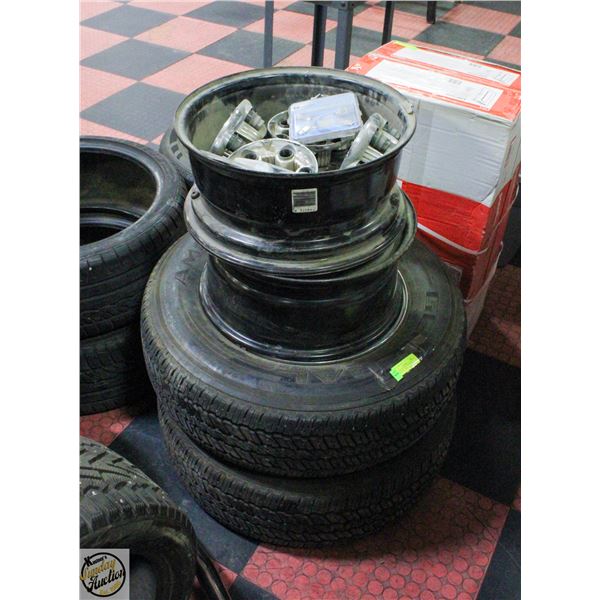 PAIR OF P245/70R17 GENERAL AMERTRAC TIRES
