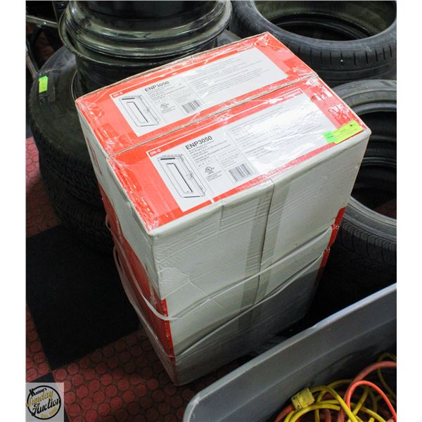 TWO ENP3050 30" PLASTIC ENCLOSURE WITH HINGED DOOR