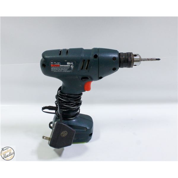 BLACK AND DECKER 10MM DRILL WITH CHARGER