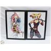 Image 1 : PAIR OF HARLEY QUINN ARTWORK
