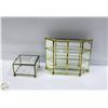 Image 1 : PAIR OF SMALL DISPLAY CASES