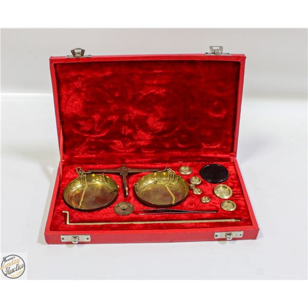 MINIATURE BRASS SCALE