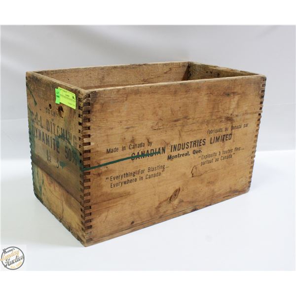 VINTAGE HIGH EXPLOSIVES CRATE