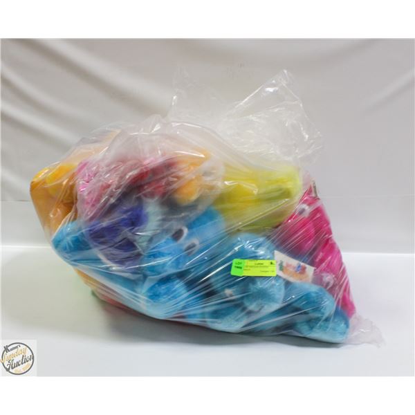 BAG OF VINTAGE STUFFED ANIMALS