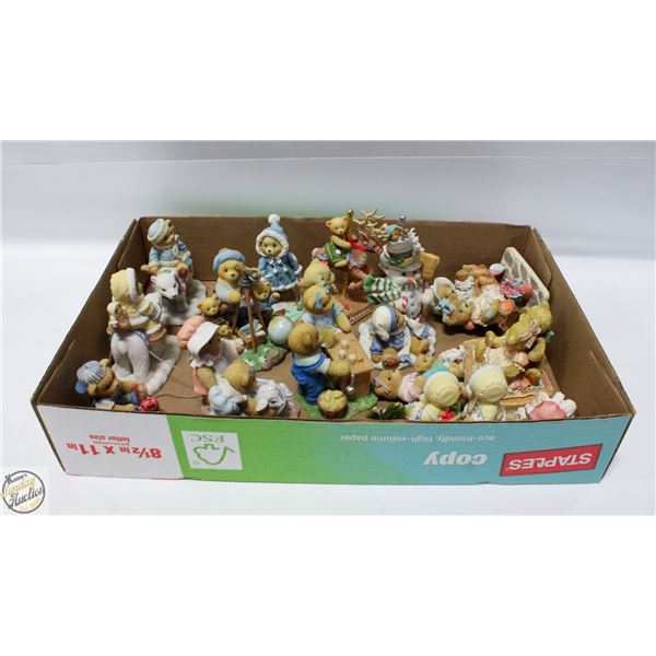 FLAT OF CHERISHED TEDDIES FIGURES